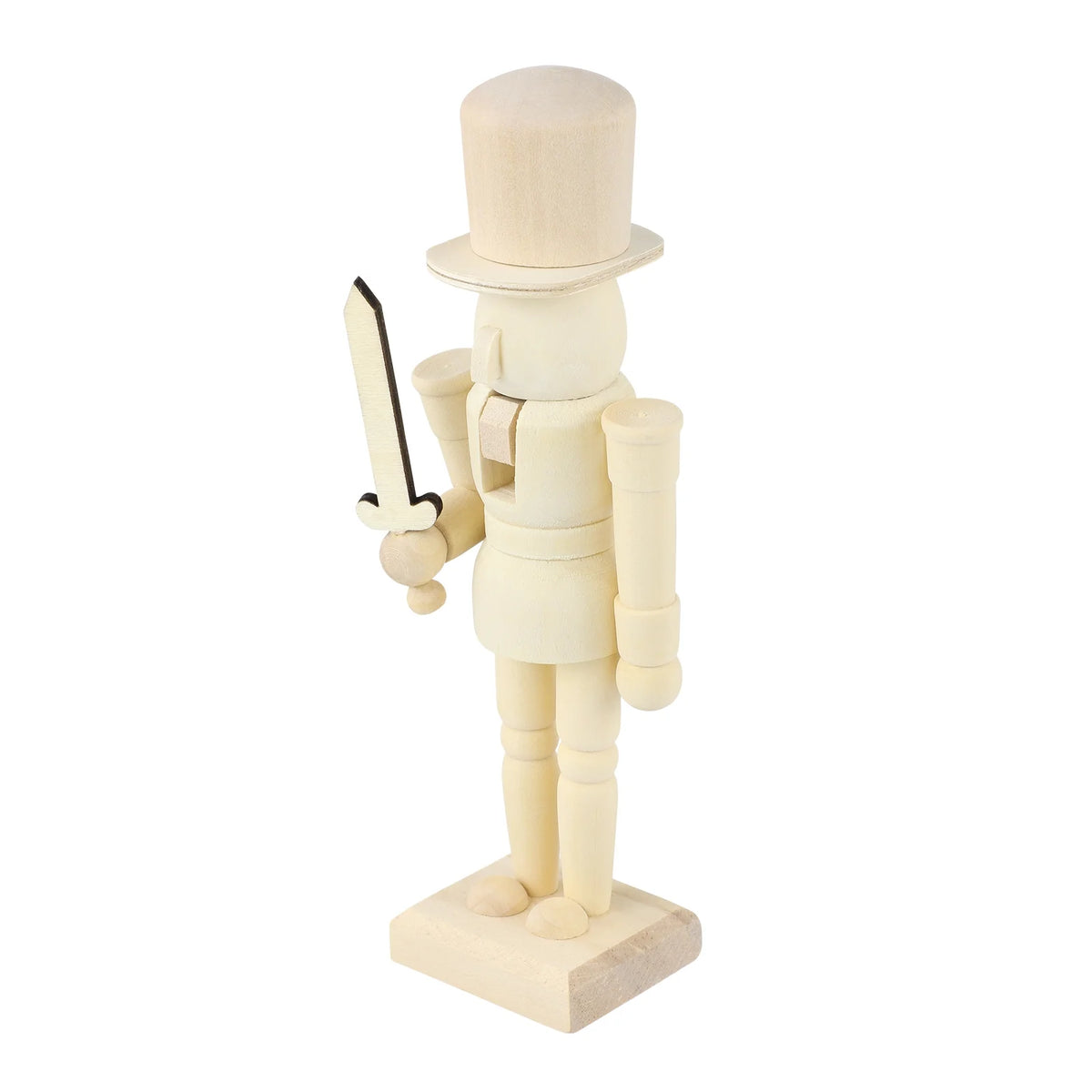 Unfinished Wooden Nutcracker Doll W3818