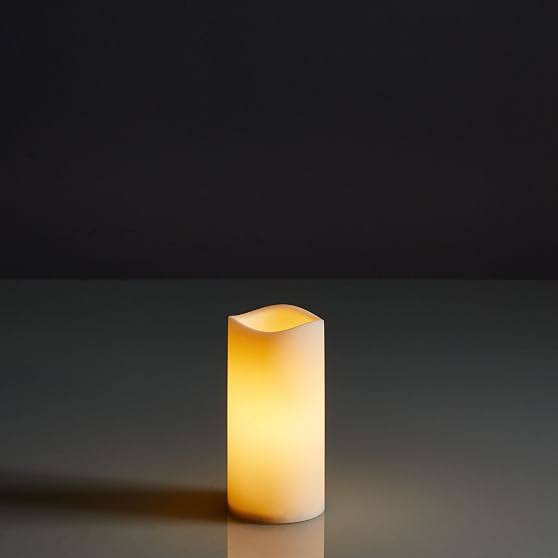Flickering Flameless Pillar Candle M2275