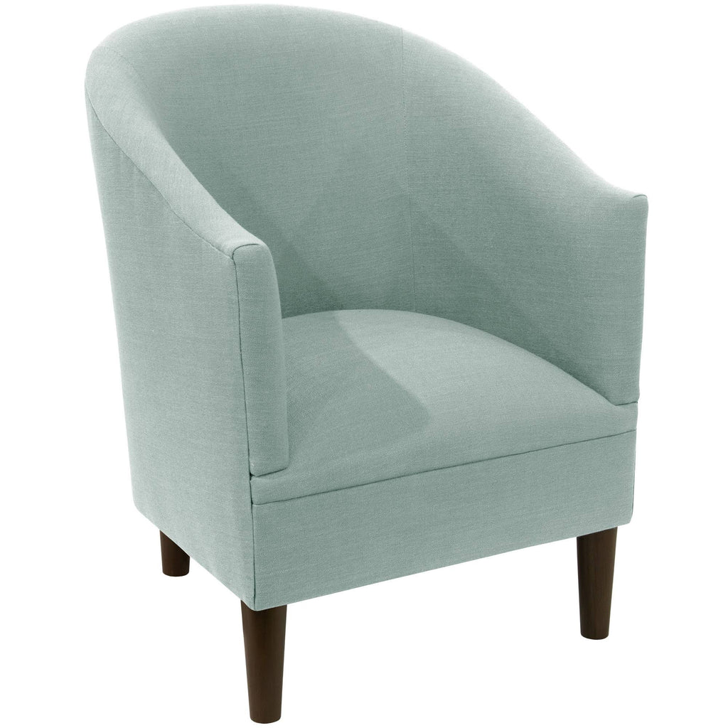 Upholstered Tub Chair Linen Seaglass Z381244