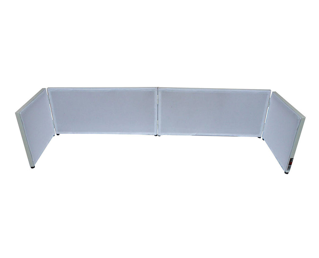6ft Table Top DJ Facade White Trim Black White Scrim B754542