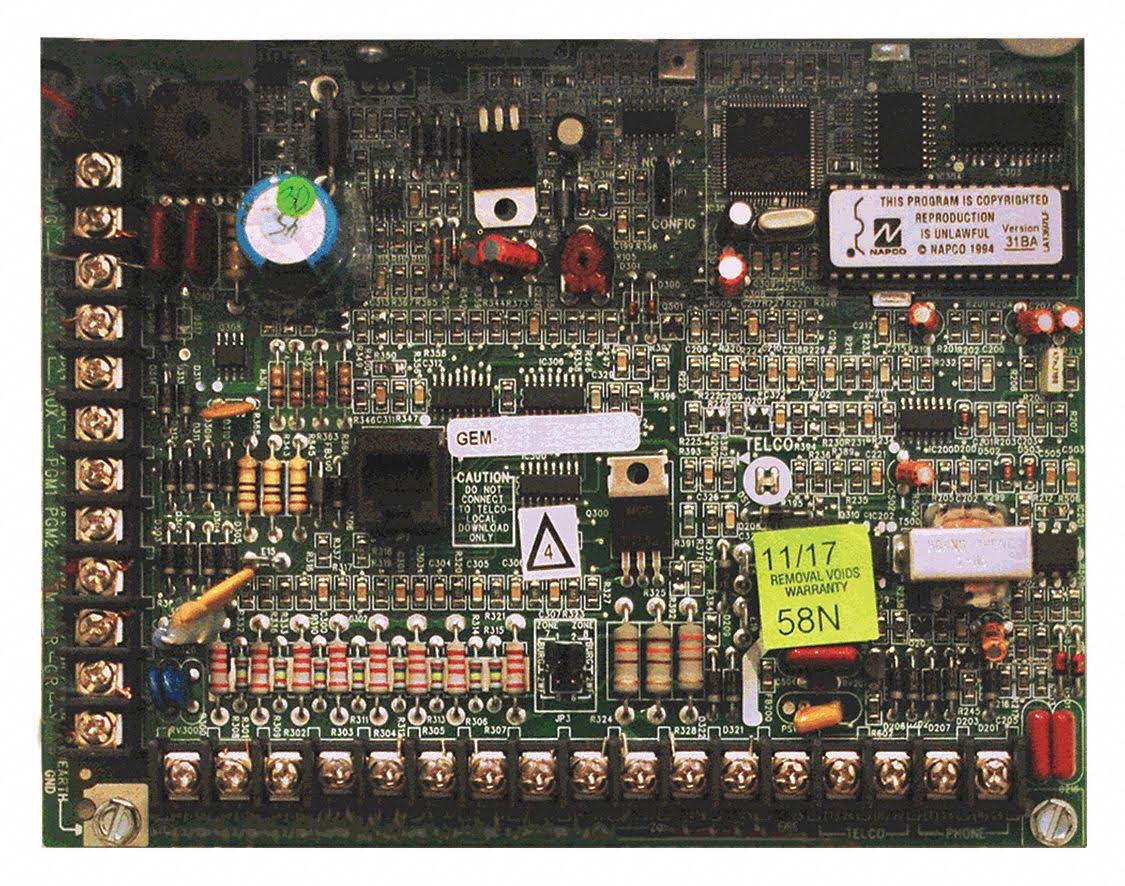 Control Panel Board, max. Number Zones 96 P40304