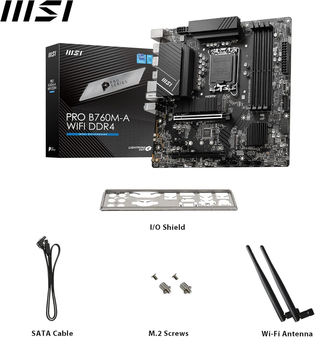 B760M-A WIFI DDR4 mATX Motherboard S26589