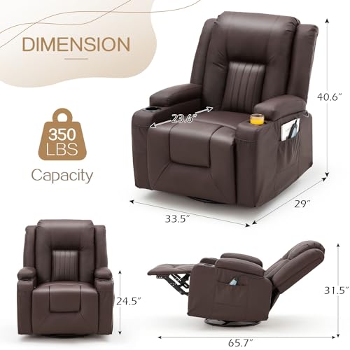 3 Pieces Black Leather Recliner Sofa Set Y7917