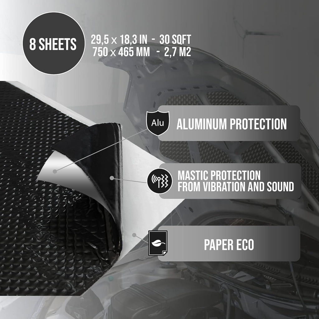 90 Mil Car Sound Deadener Material 30 Sqft L415