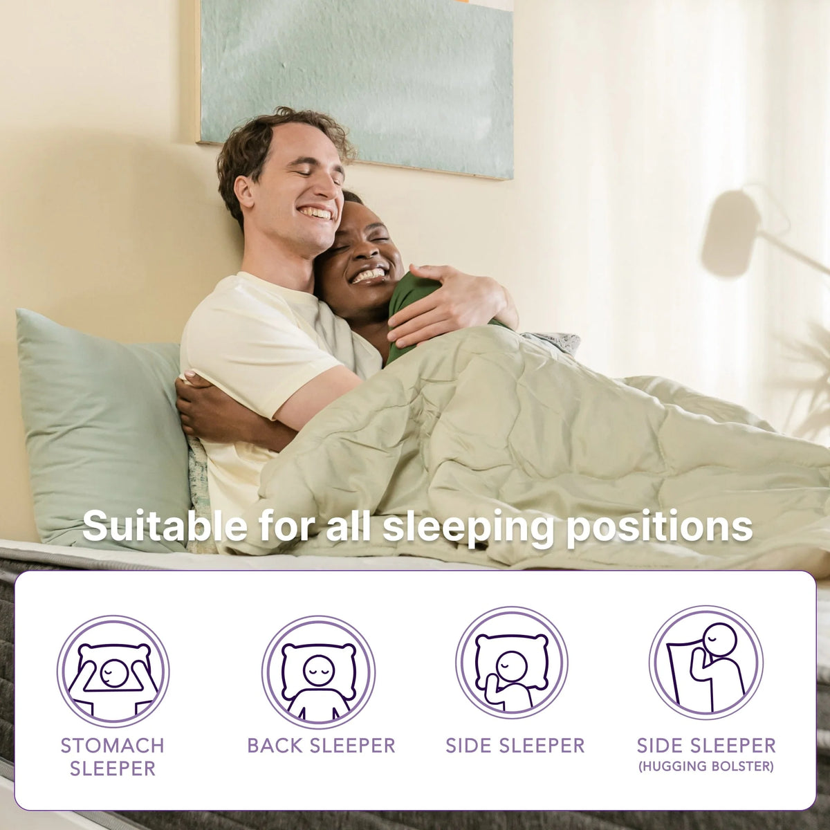 Queen Size Hybrid Memory Foam Pocket Spring Mattress N5656