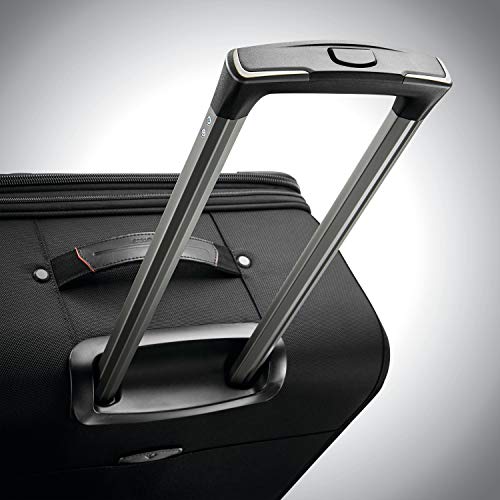 Black Carry-On 21-Inch Expandable Softside Luggage with Spinner Wheels T22898