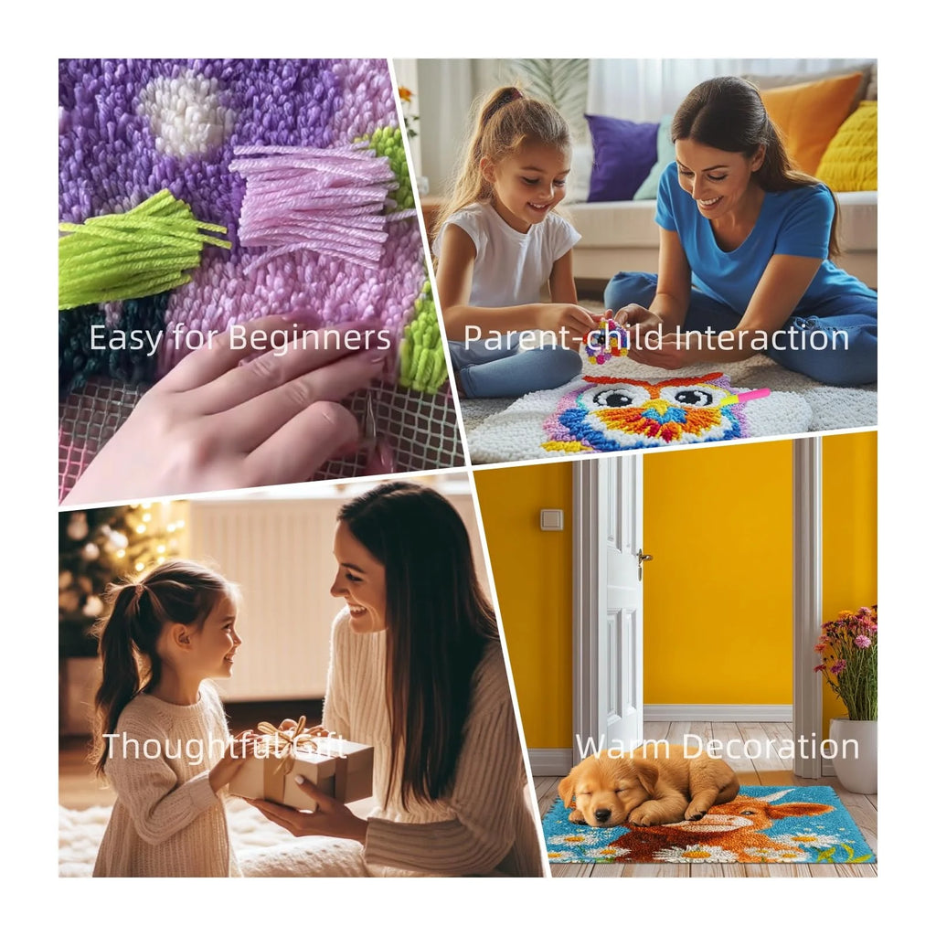 Latch Hook Rug Kit 52x38cm R739591