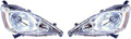Headlight Assembly Pair for Honda Fit 2009 2011 with Sport Package L115581