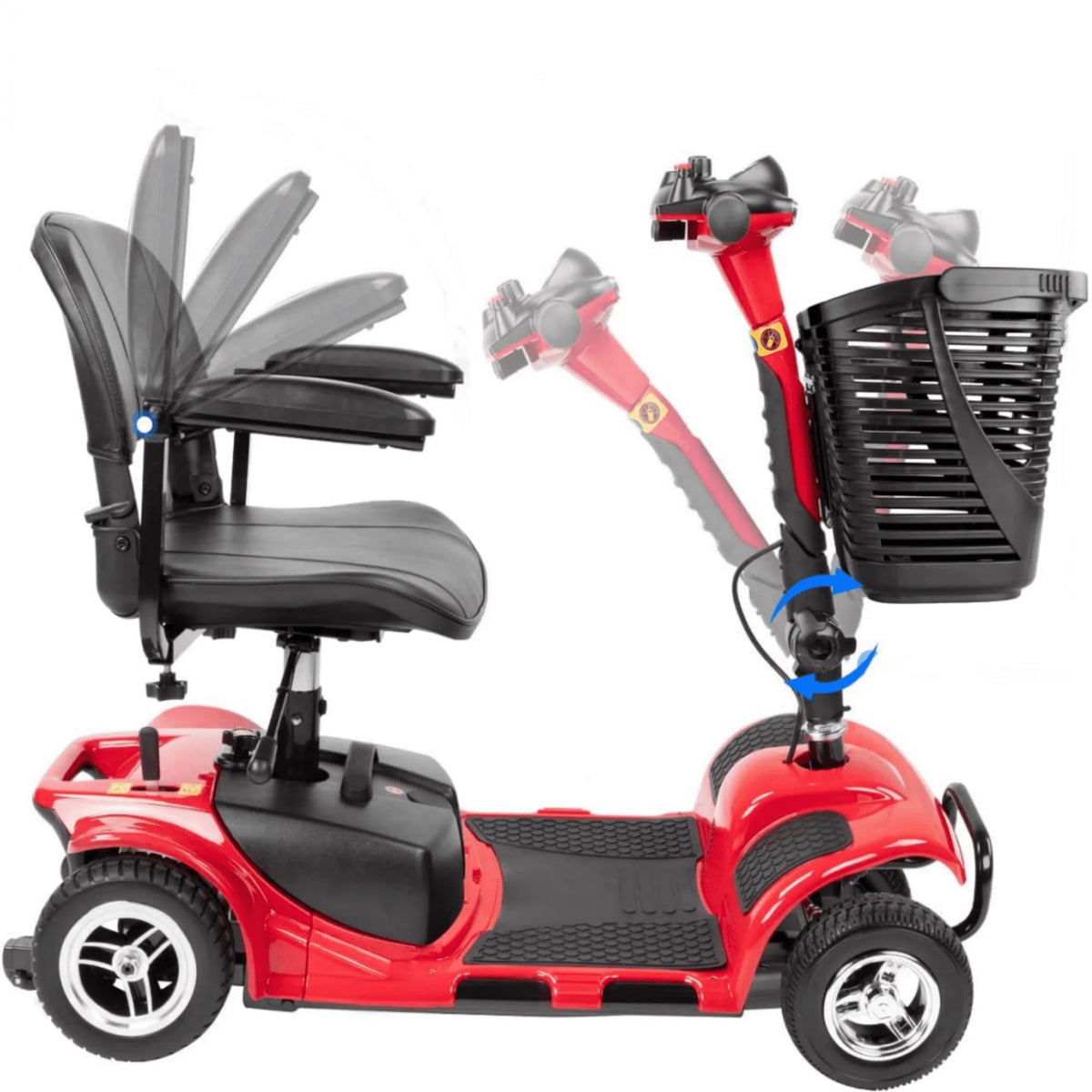 4 Wheel Folding Electric Mobility Scooter R606