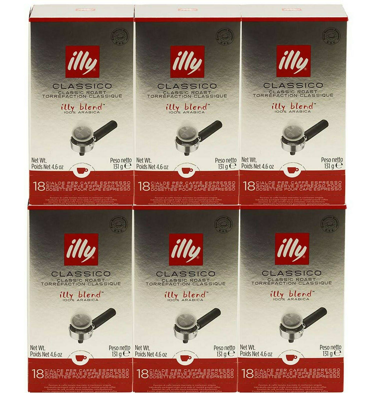 Medium Roast 18-Count E.S.E. Pods 4.4 oz Pack of 6 Z67794