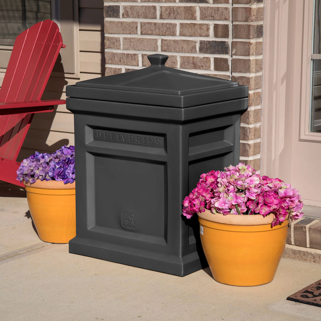 Black Parcel Delivery Box F5154