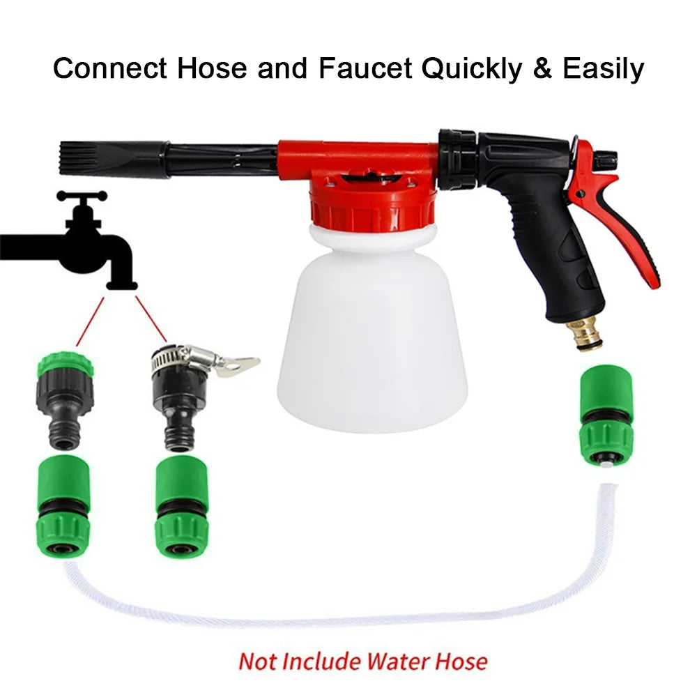 Foam Sprayer Nozzle Kit with 1 Liter Bottle J55978