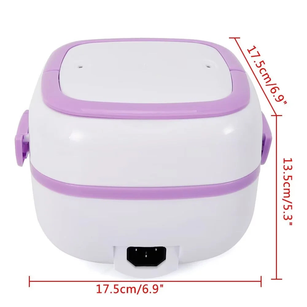 Portable Electric Lunch Box Food Heater 1L Stainless Steel X6731