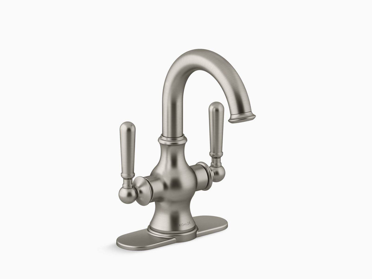 Vibrant Brushed Nickel 2-Handle Bathroom Faucet P8878