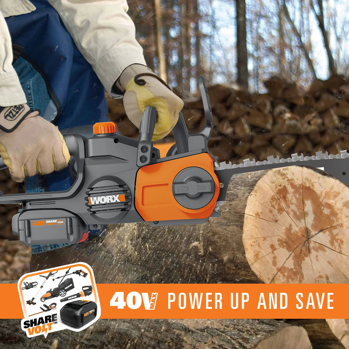40V Cordless Chainsaw U232892