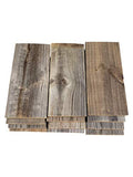 Rustic Weathered Reclaimed Wood Planks (6 planks - 24" long) H651