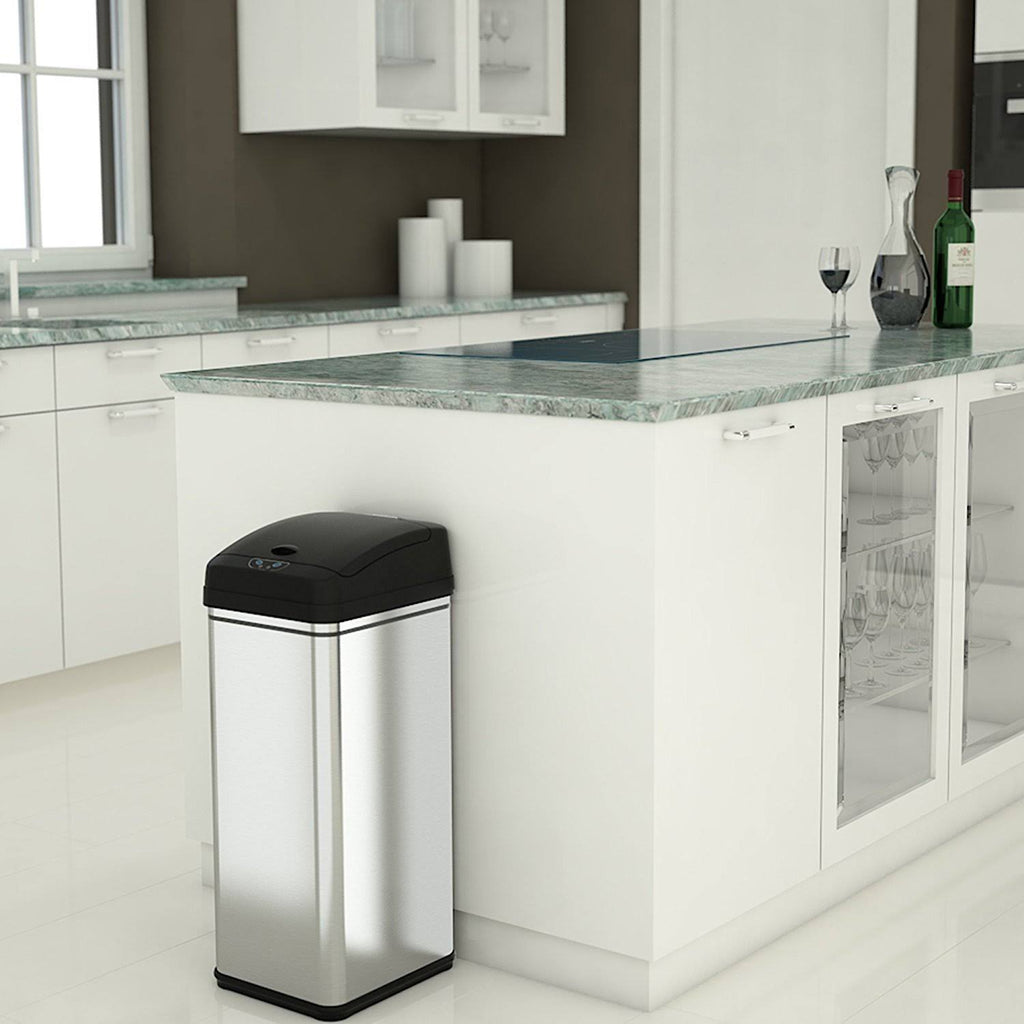13 Gallon Automatic Sensor Kitchen Trash Can U433136