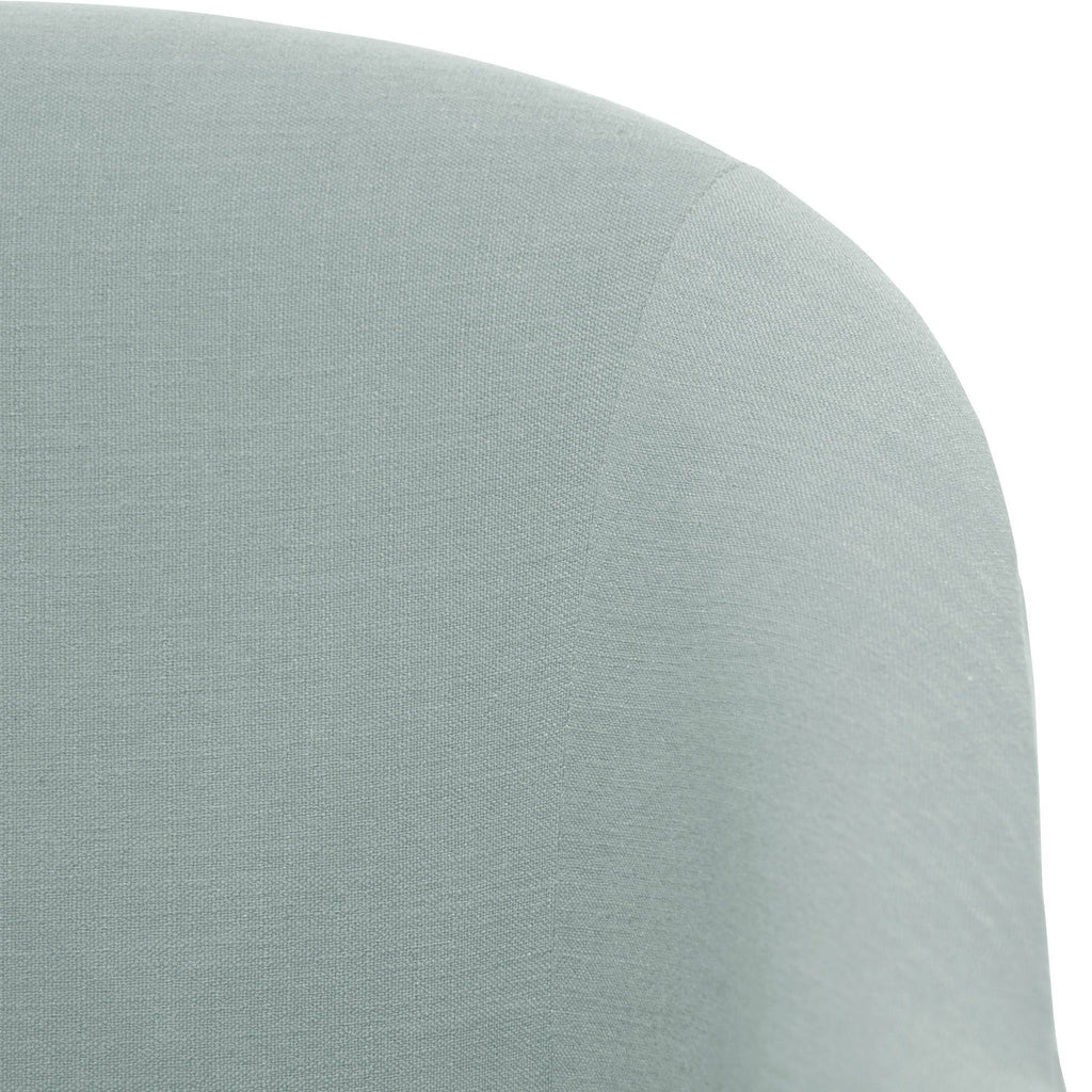 Upholstered Tub Chair Linen Seaglass Z381244
