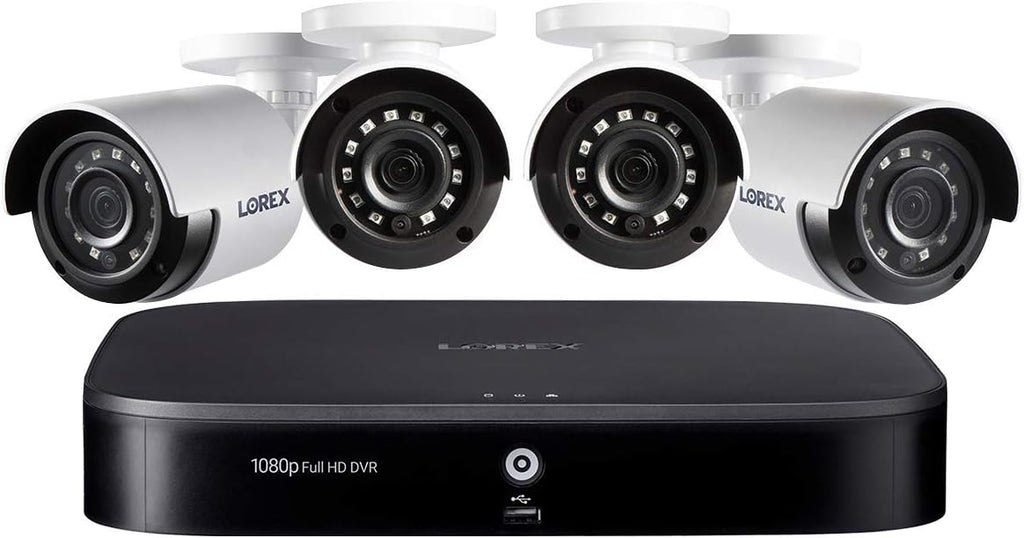 1080p HD 4 Camera 1TB 8 Channel DVR Security Camera System B62304