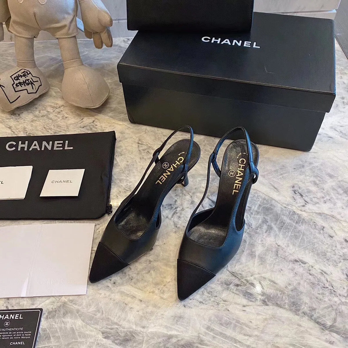 Black Slingbacks L848645
