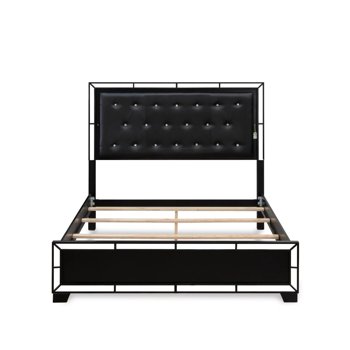 2-Piece Queen Wood Bedroom Set T30041