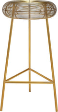 Gold Metal Bar Height Stool A1321