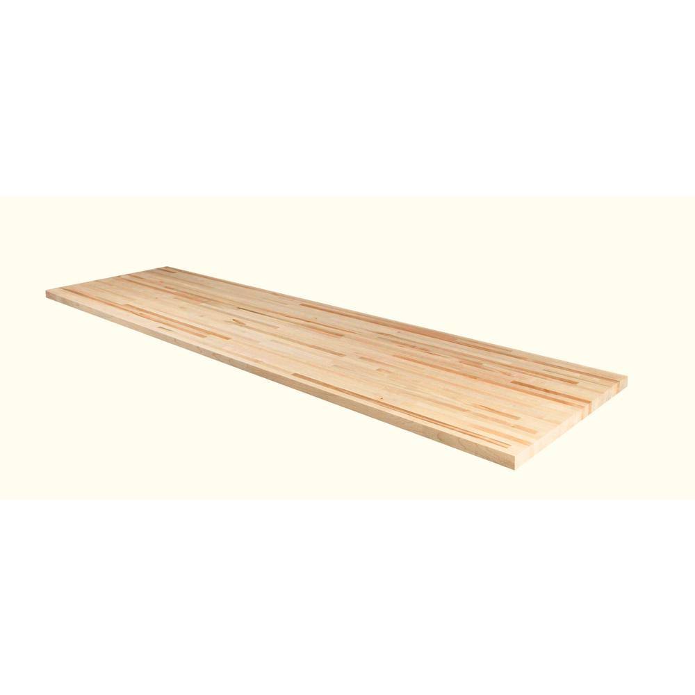 Unfinished Maple Butcher Block Island Countertop D315