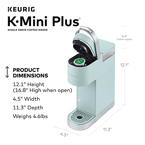 Single Serve K-Cup Pod Coffee Brewer, 6 to 12 oz. Brew Size, Misty Green J5152