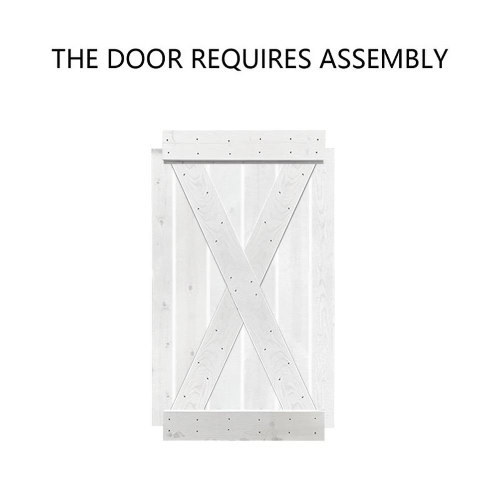 Solid Knotty Pine Wood Interior Sliding Barn Door Slab Z5466
