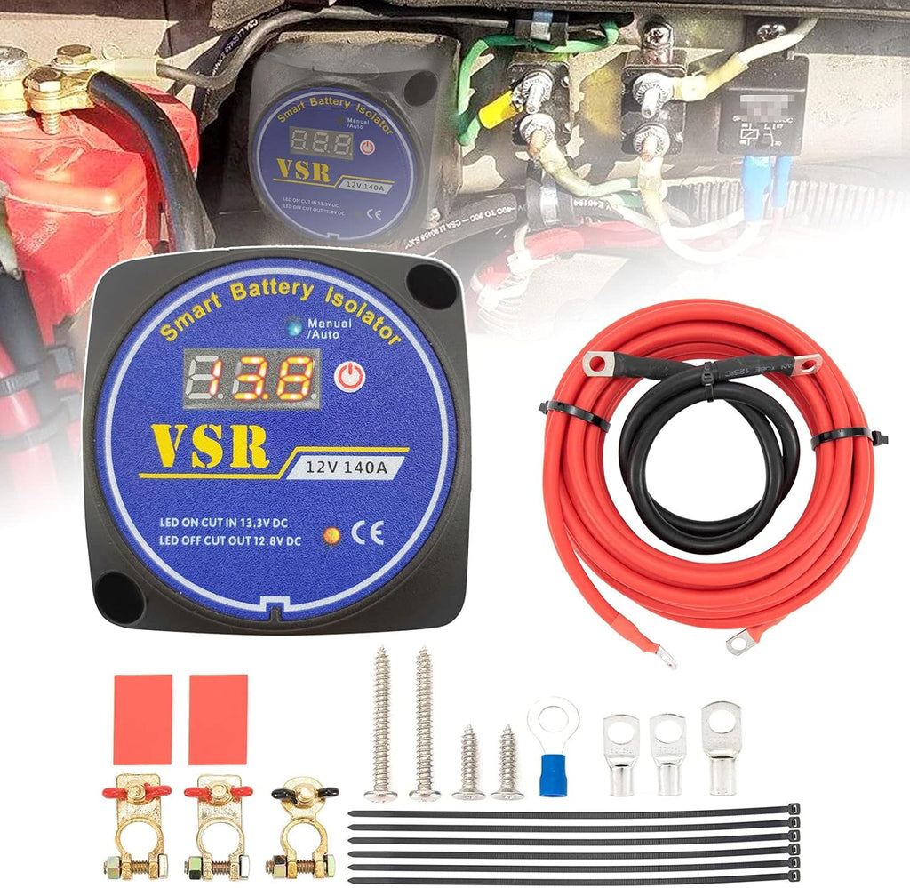 12V 140Amp Dual Battery Isolator Kit U259