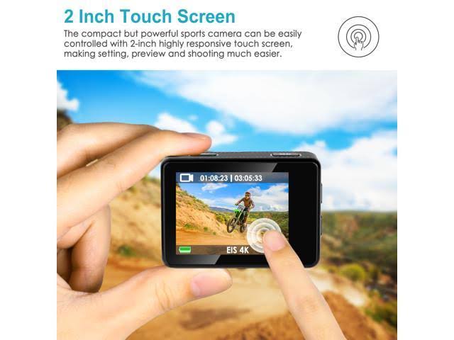 4K Waterproof Action Camera with Touch Screen L259267