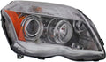 2010 2011 2012 Mercedes-Benz GLK350 Passenger Side Halogen Headlight Assembly with Bulbs K527254