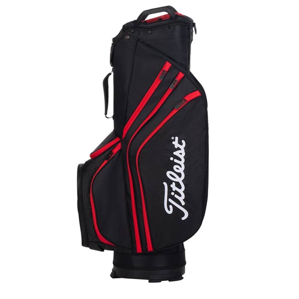Black/Black/Red Lightweight Golf Bag A614805