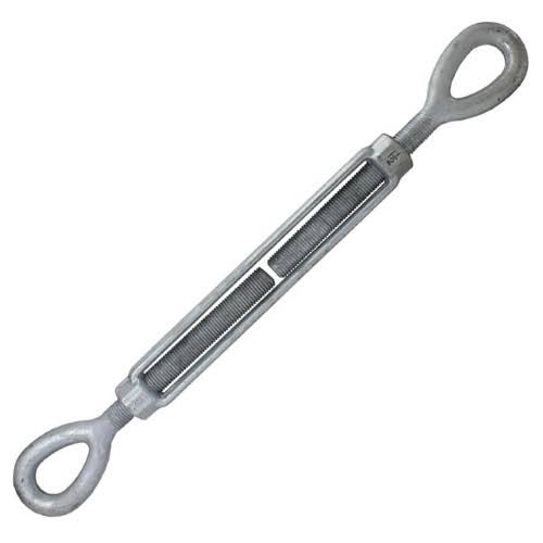 Galvanized Eye & Eye Turnbuckle 1-1/2" x 18" B73756