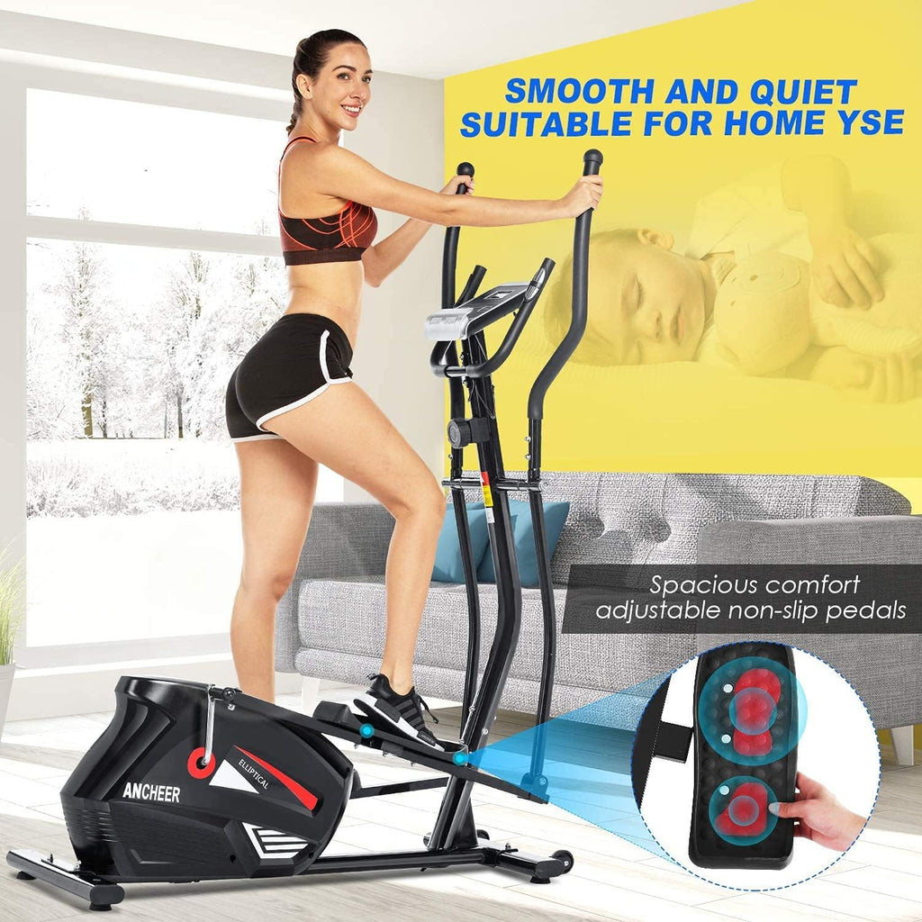 Elliptical Machine with Magnetic Resistance and 390 lbs Weight Capacity A523776