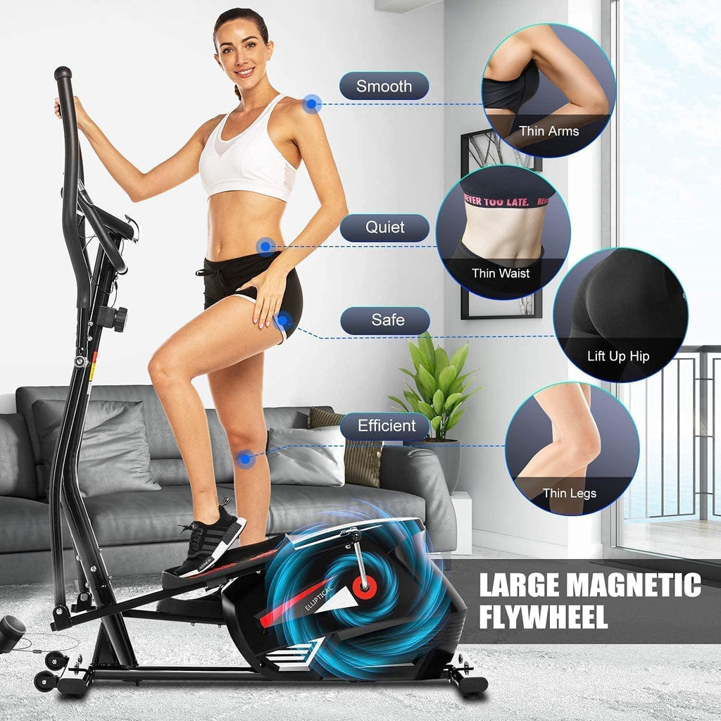 Elliptical Machine with Magnetic Resistance and 390 lbs Weight Capacity A523776