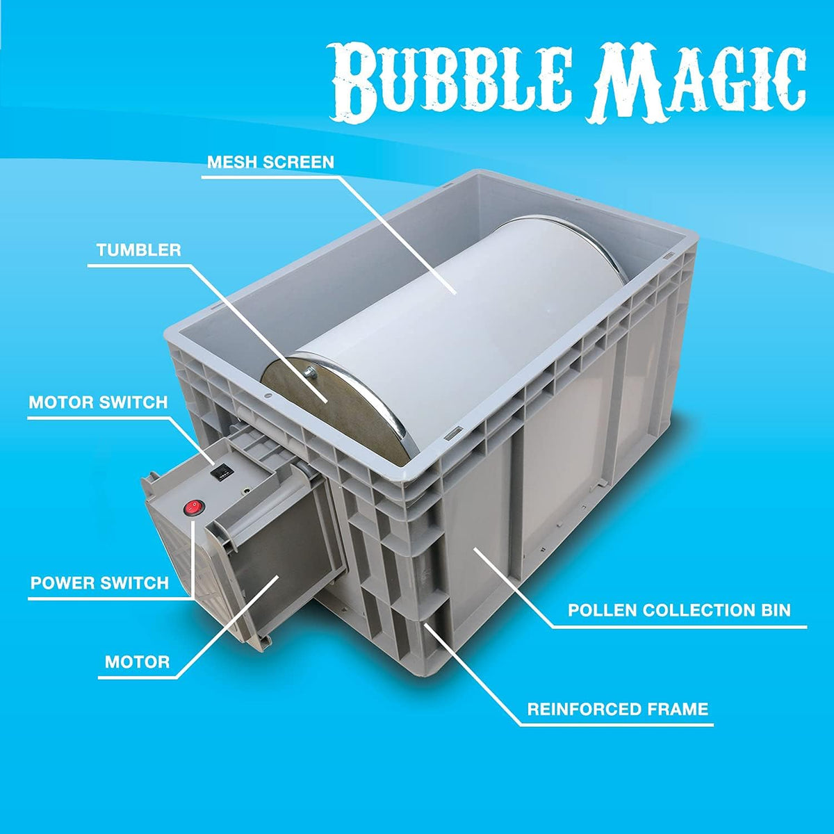 150 Gram Pollen Tumbler Extractor W5550