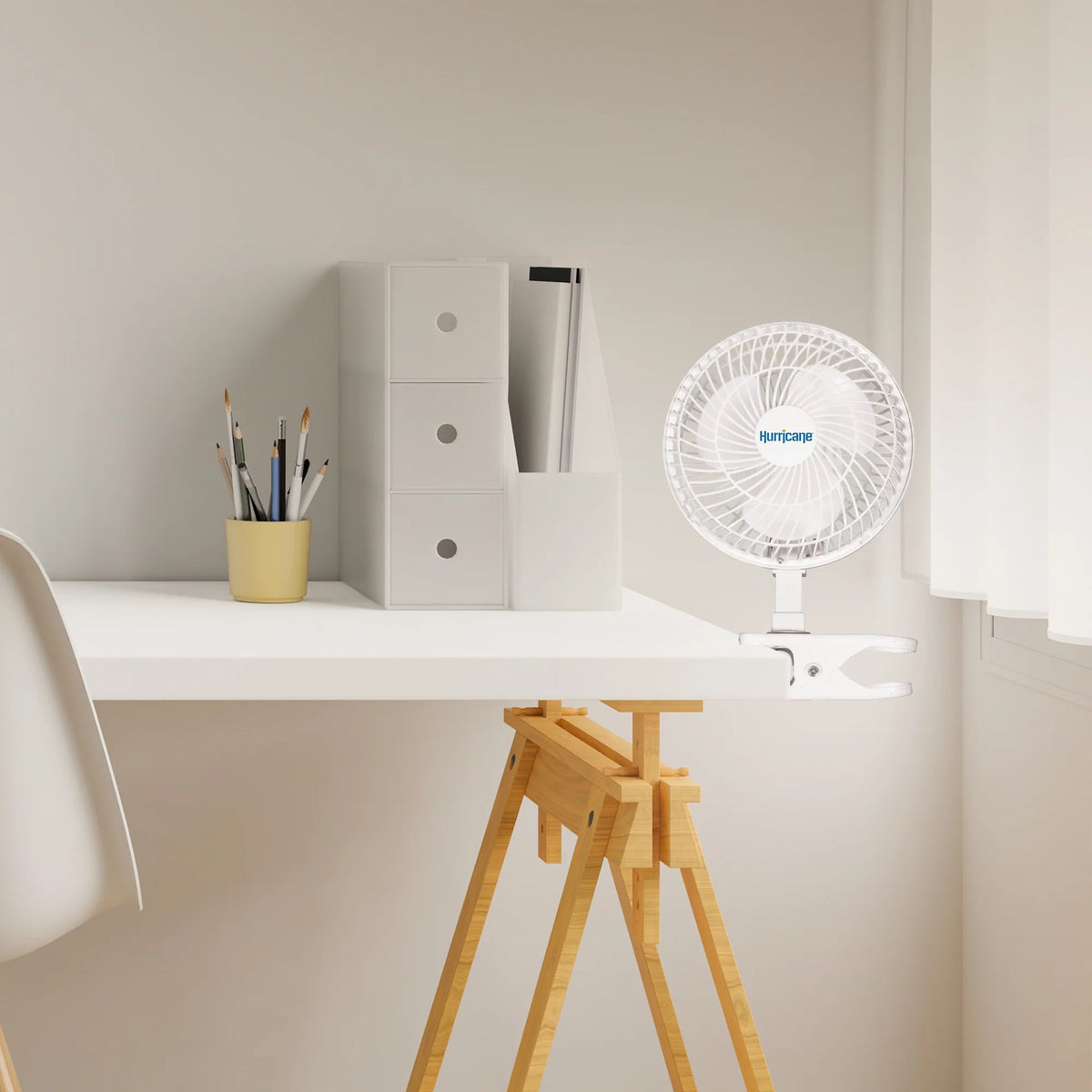 18 Inch Oscillating Wall Mount Fan White E96730