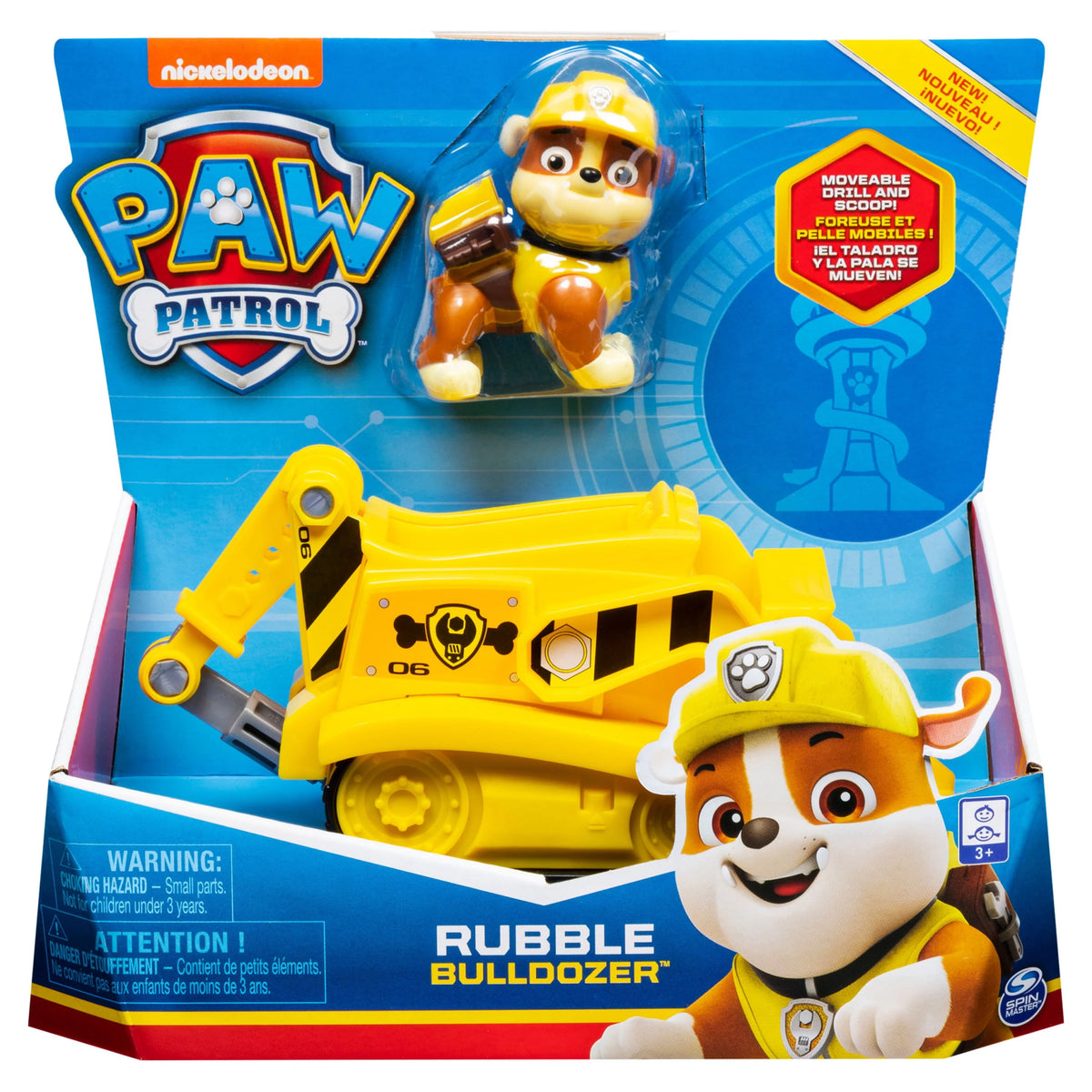 Rubble's Bulldozer Vehicle with Collectible Figure P491
