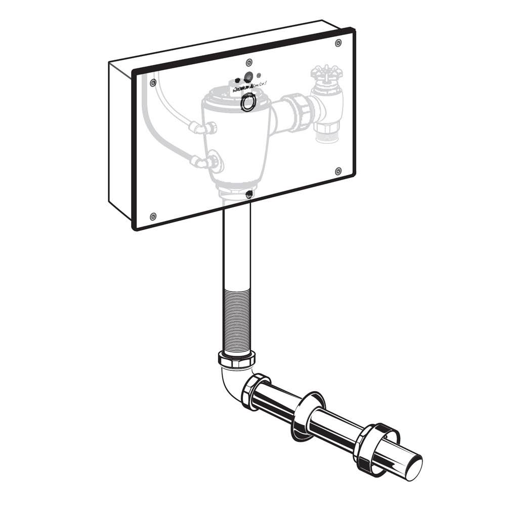 Concealed Toilet Flush Valve with Wall Box L8843