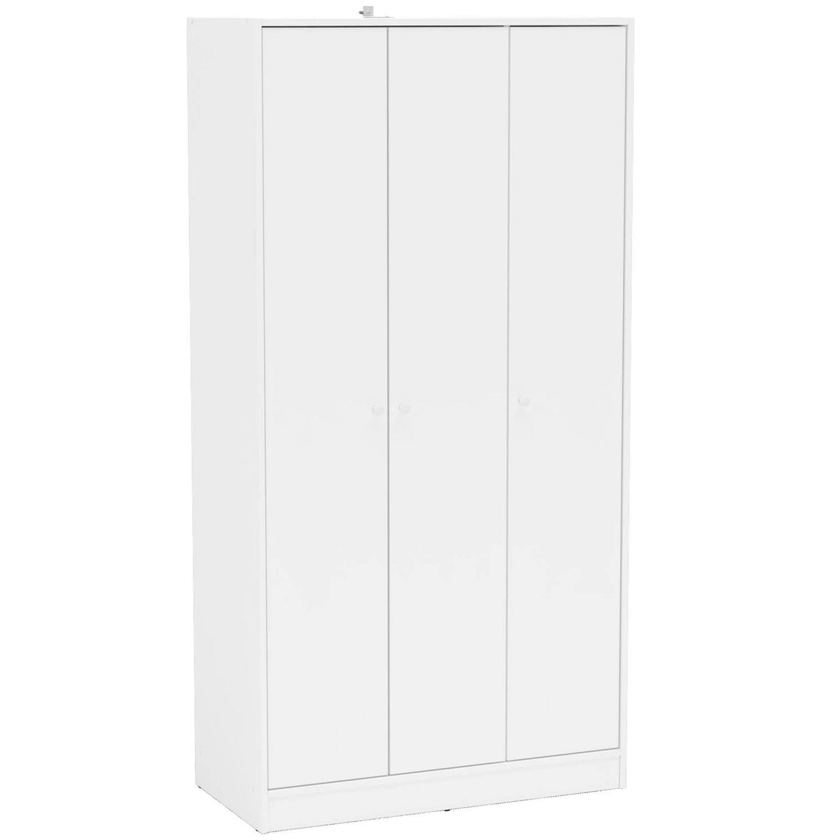 White 3-Door Wardrobe Y64509