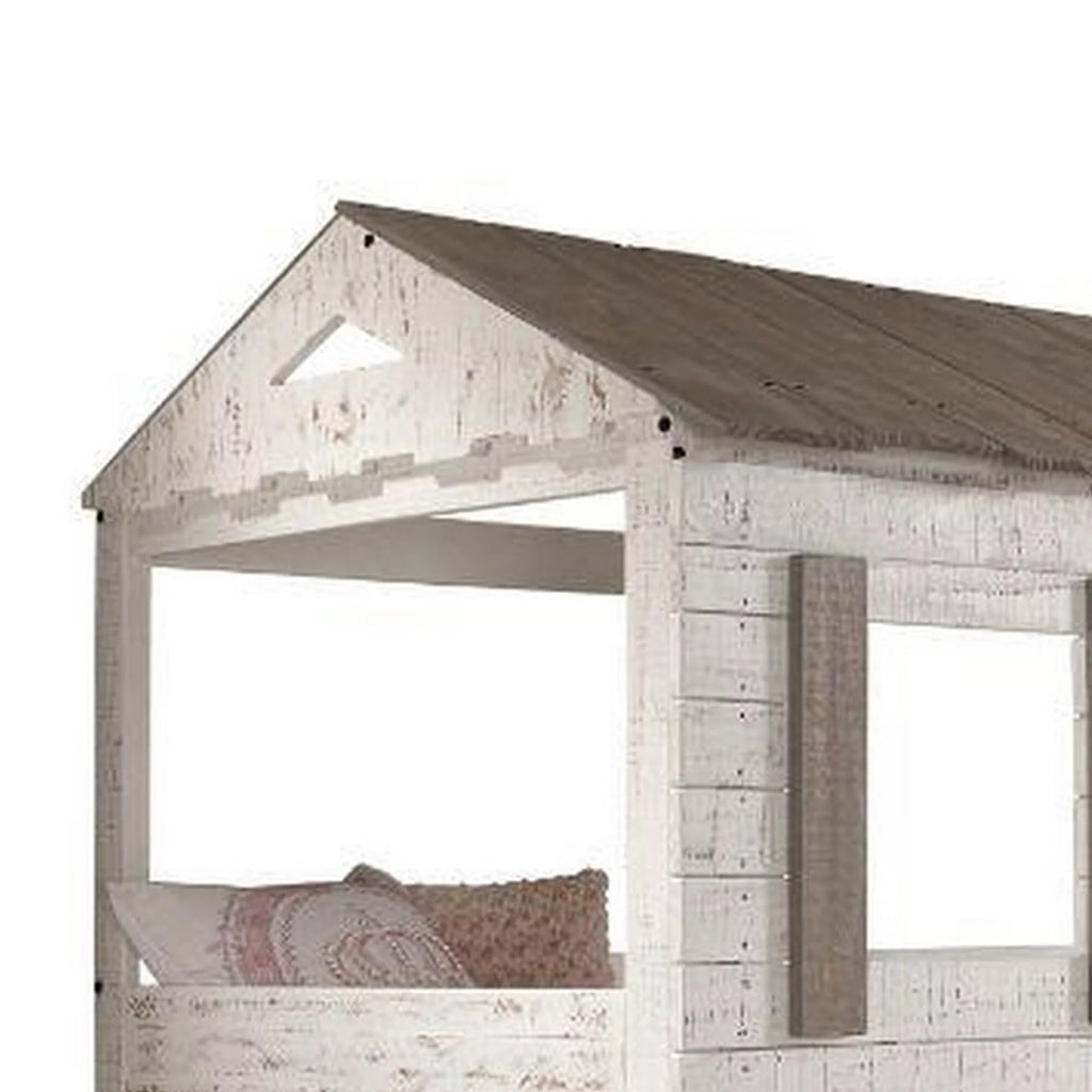 Wooden Twin Bunk Bed T52655