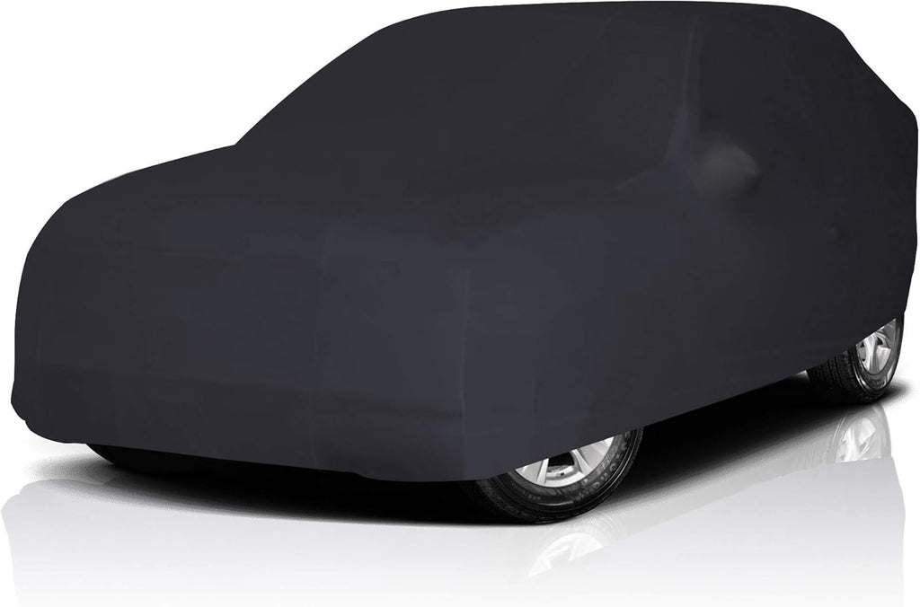 Black Semi Custom Fit Satin Car Cover P437