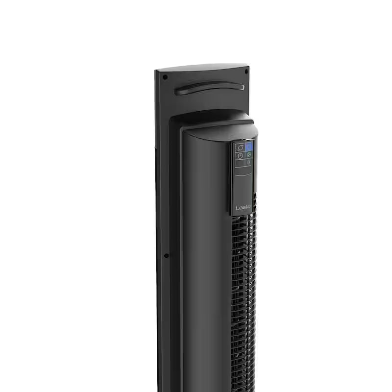 Black Oscillating Tower Fan with Remote Control J50679