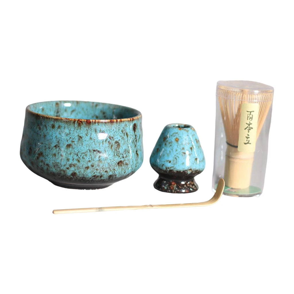 4 Pieces Ceramics Matcha Set W5421