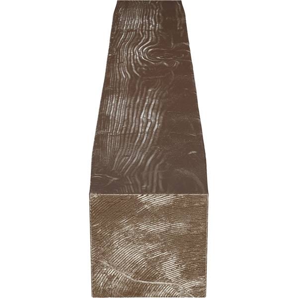 Vintage Mahogany Sandblasted Faux Wood Fireplace Mantel S630279