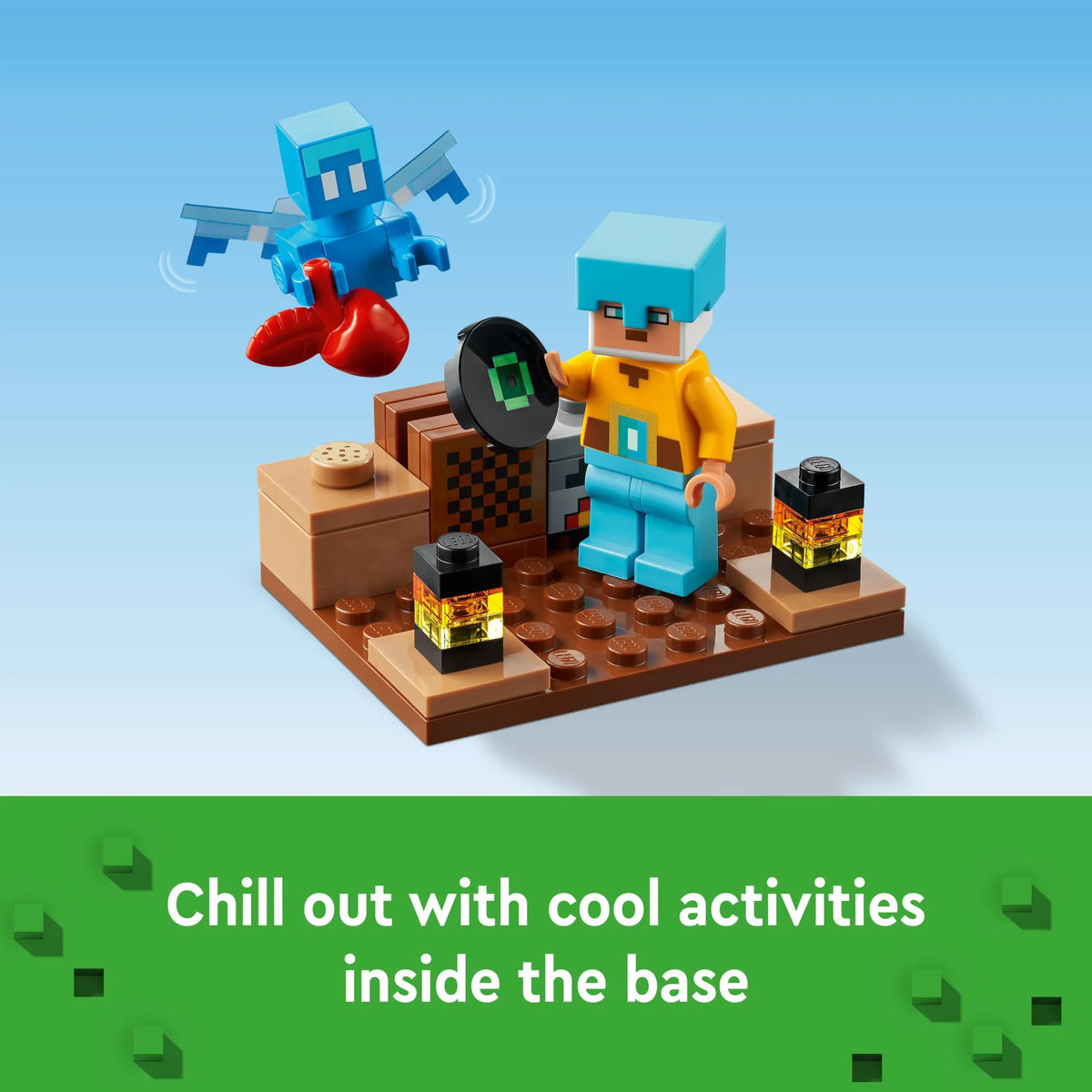 Minecraft Building Toys with Creeper Warrior Pig and Skeleton Figures Y18878