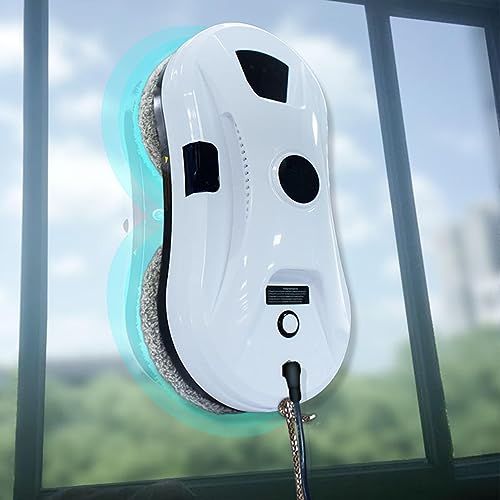 Remote Control Window Cleaning Robot with 8 Cloth, 2800Pa Suction Power J917627
