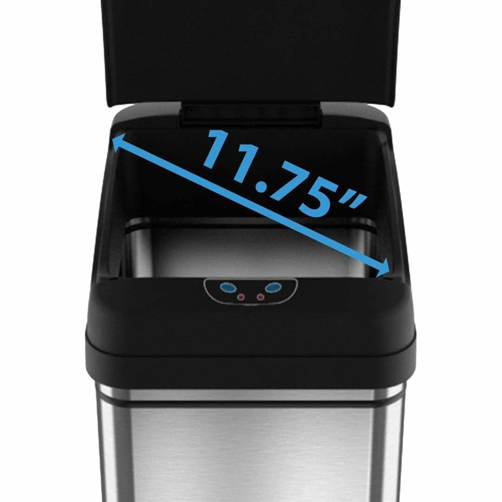 13 Gallon Automatic Sensor Kitchen Trash Can U433136