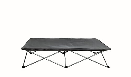 Portable Toddler Bed Gray 54x28x12 Inch R598925